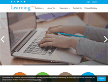 Tablet Screenshot of learning.com